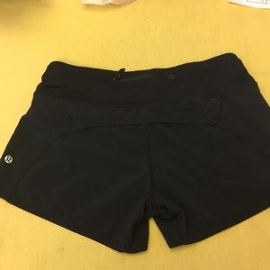 Black lulu lemon shorts